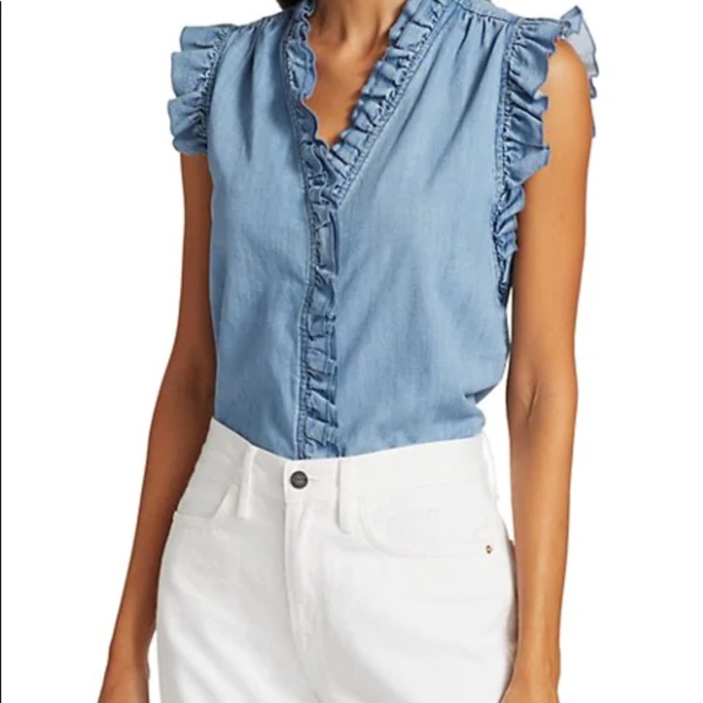 Frame Ruffle top - Picture 2 of 6